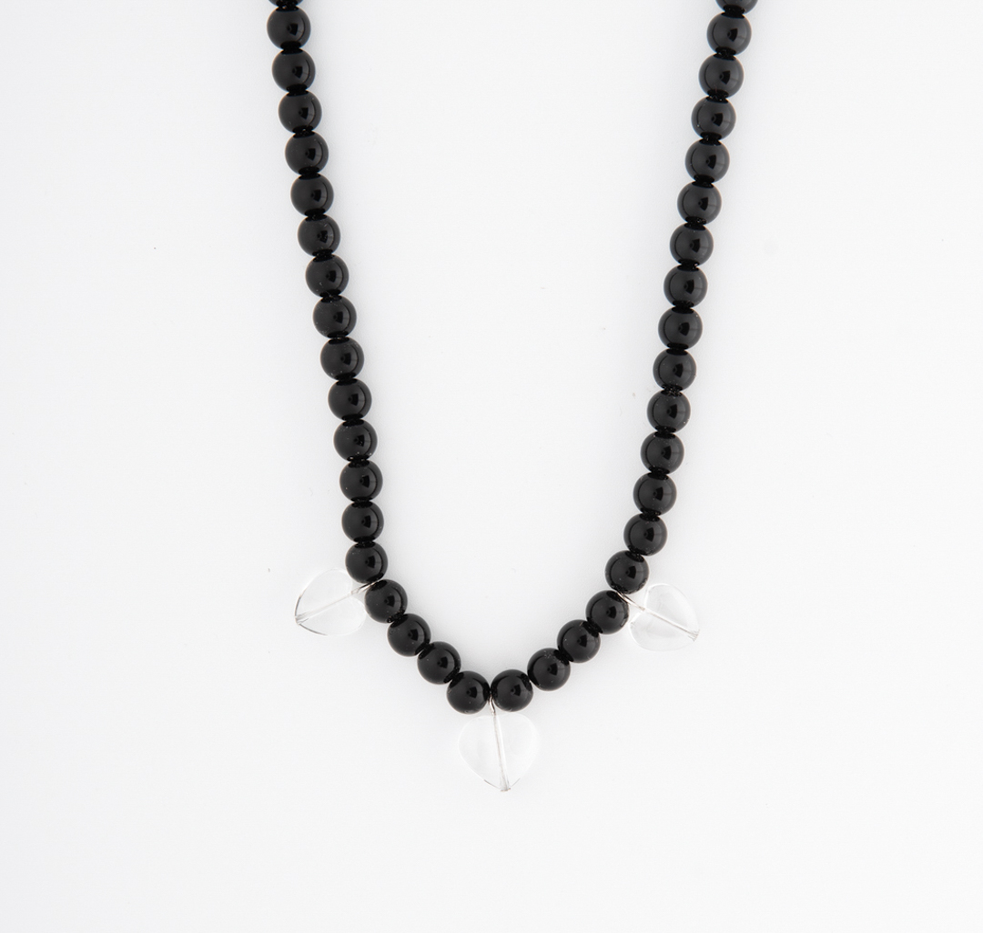Колье Мармалато, цвет Черный-прозрачный #1