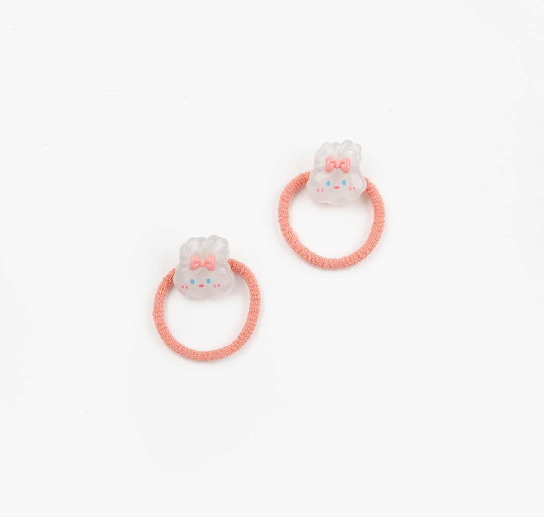 Набор резинок (2 шт) Мармалато, цвет персиковый-мультиколор #3