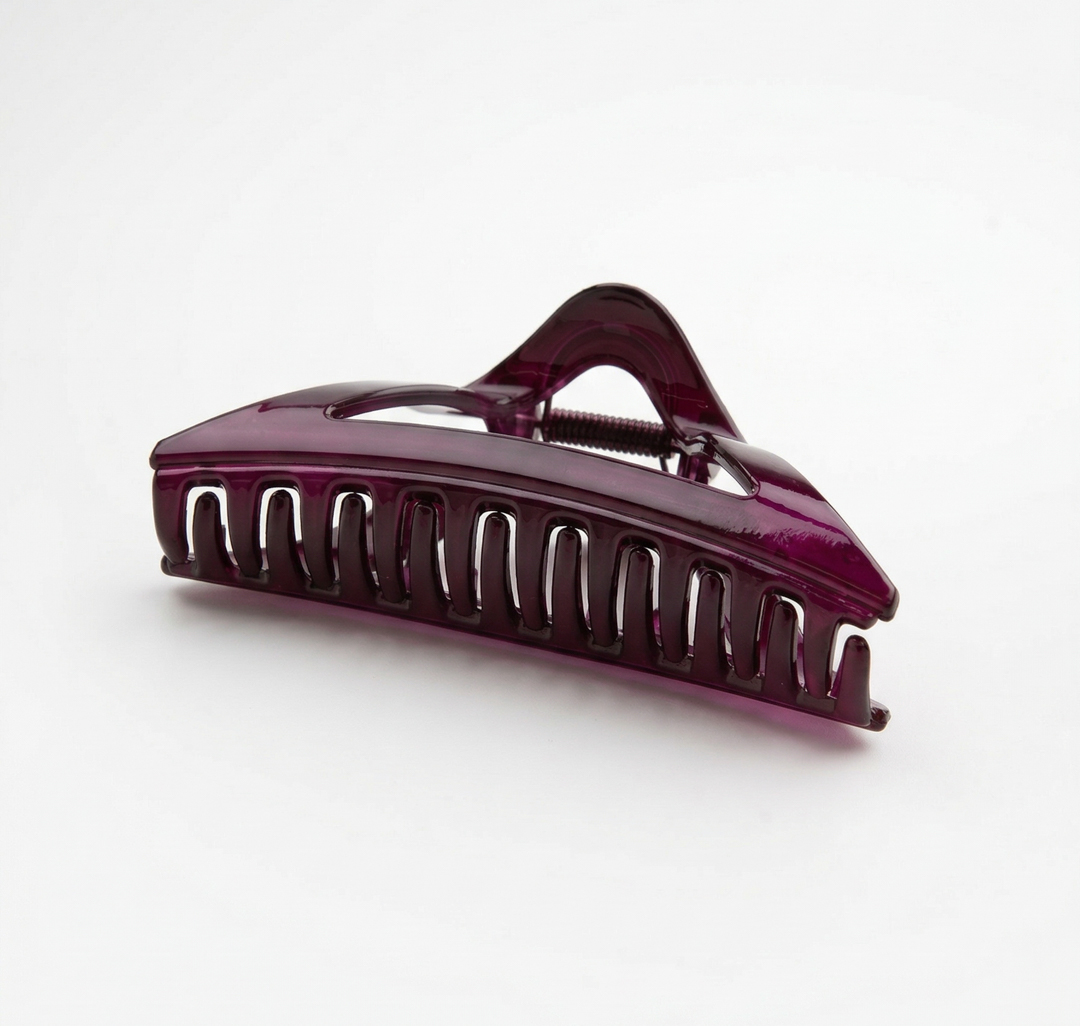 Заколка-краб Мармалато, цвет темно винный #4