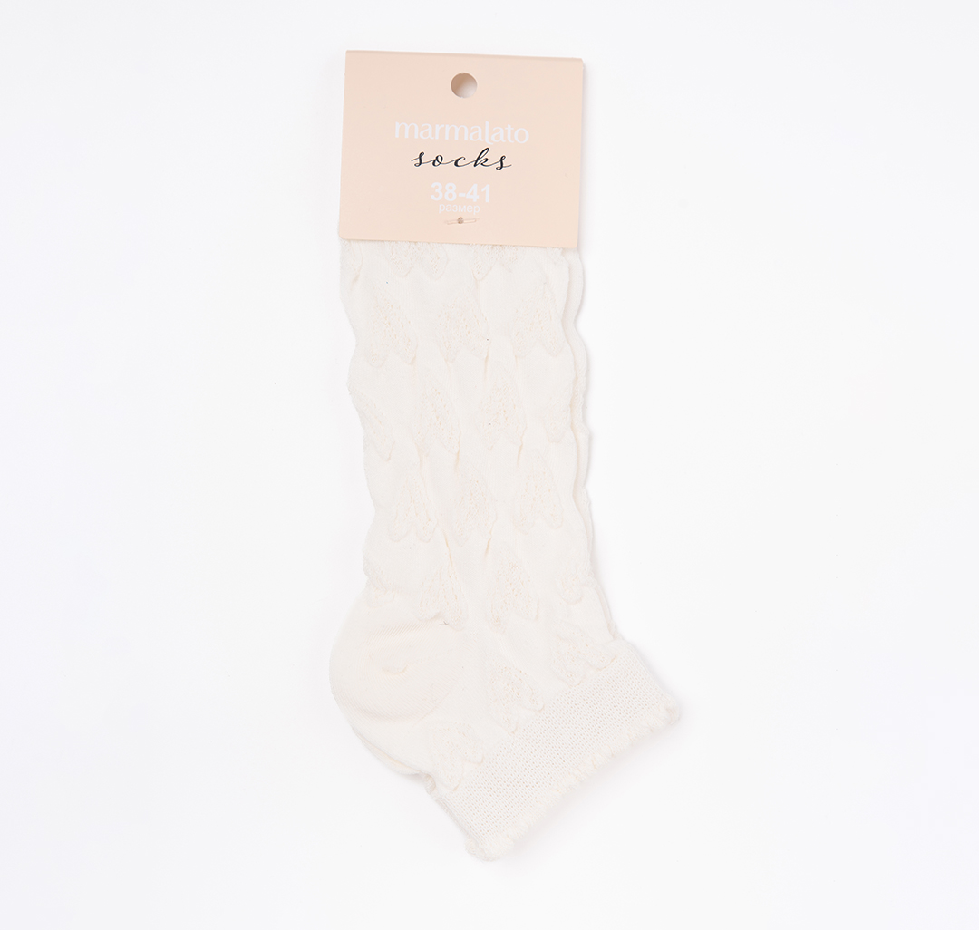 Носки (1 пара) Мармалато, цвет молочный #5