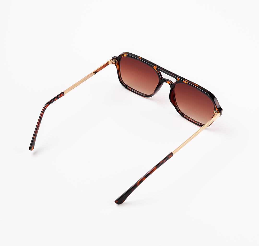 Очки солнцезащитные коричневые Мармалато, цвет Коричневый-бежевый-золото #6