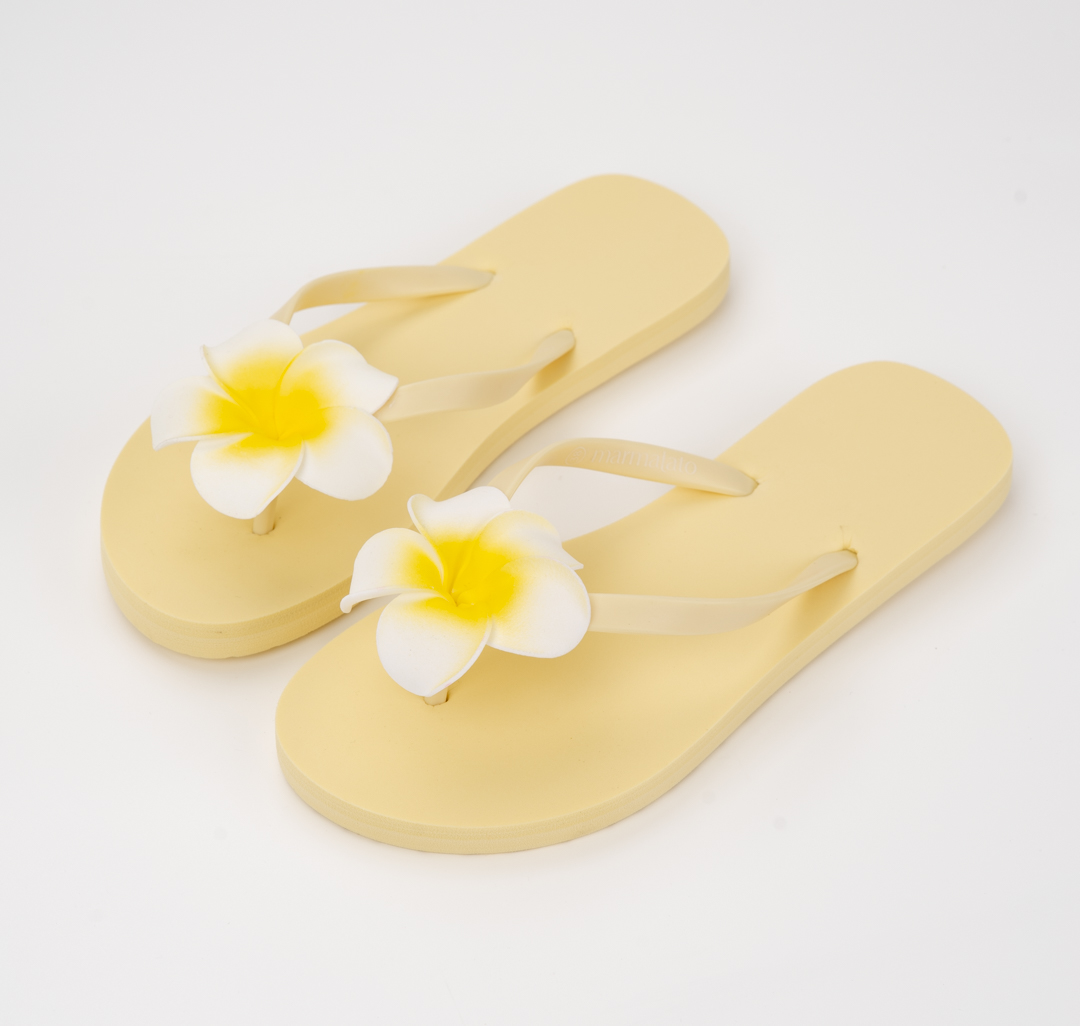 Шлепанцы Мармалато, цвет желтый-белый #2