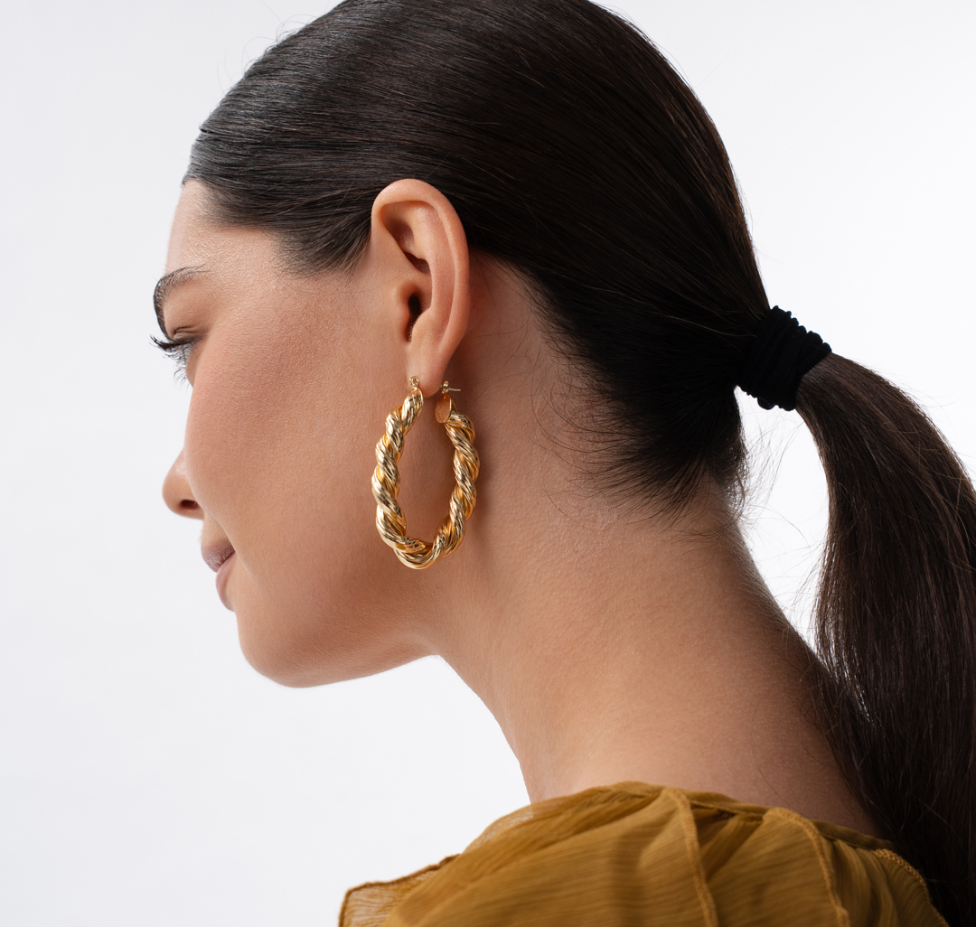 Серьги Мармалато, цвет золото #3