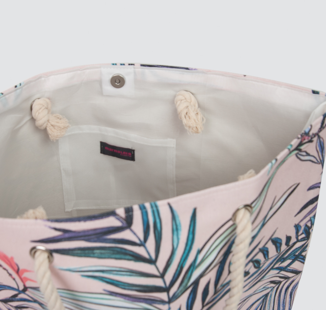 Пляжная сумка Мармалато, цвет пудровый-зеленый-мультиколор #3