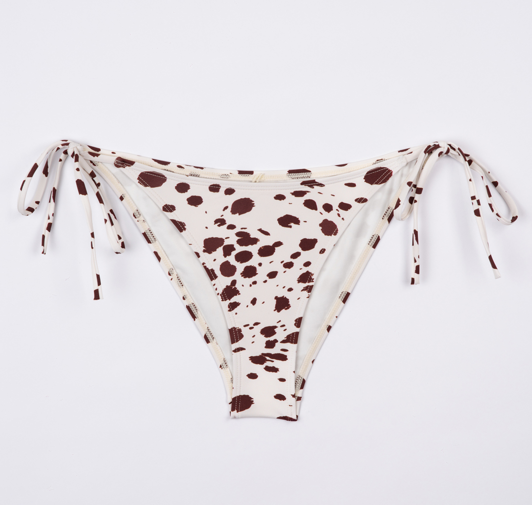 Купальные трусы Мармалато, цвет молочный-шоколадный #4