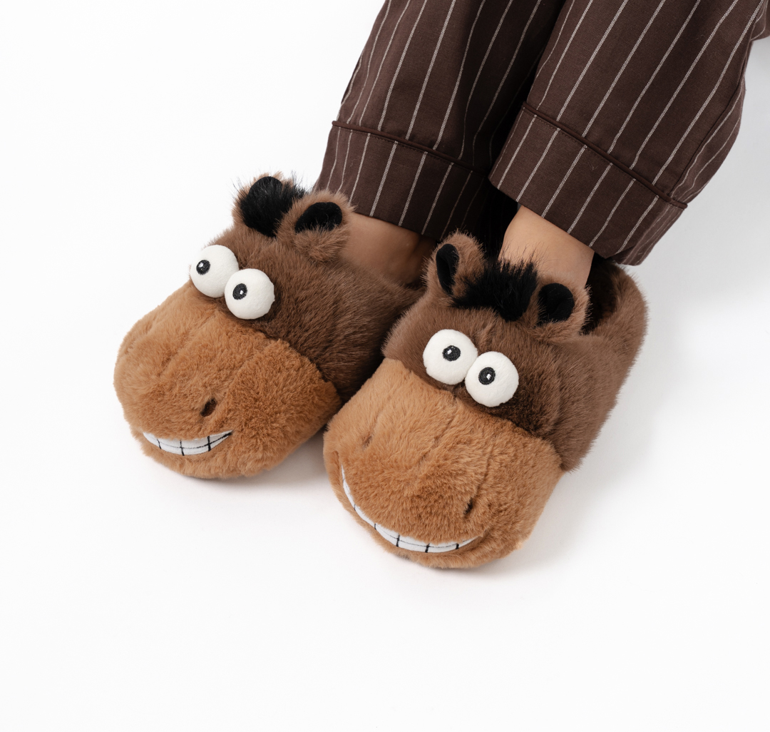 Домашние тапочки Мармалато, цвет Коричневый-рыжий-черный #10