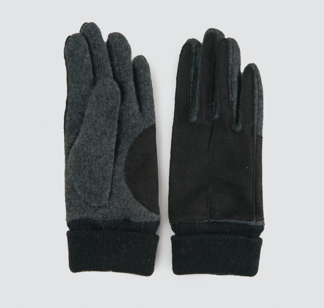 Перчатки Мармалато, цвет Серый-черный #1