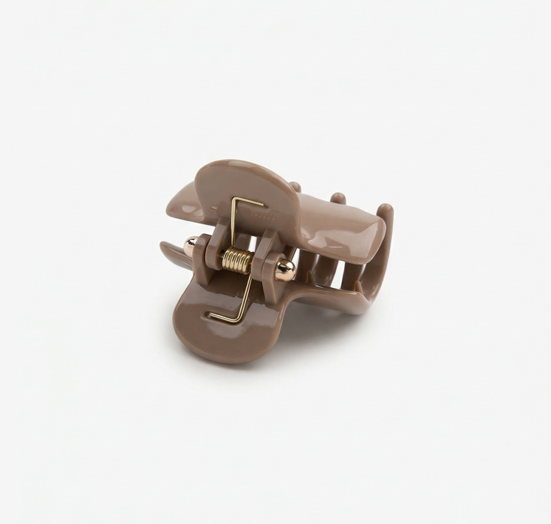 Заколка-краб Мармалато, цвет светло бежевый #5