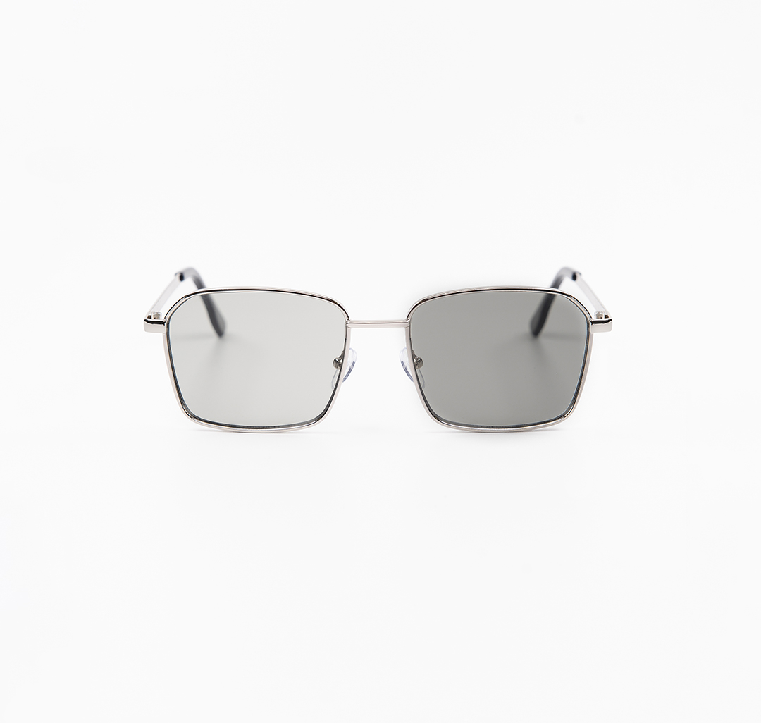 Очки с чехлом Мармалато, цвет серебро-серый-черный #8