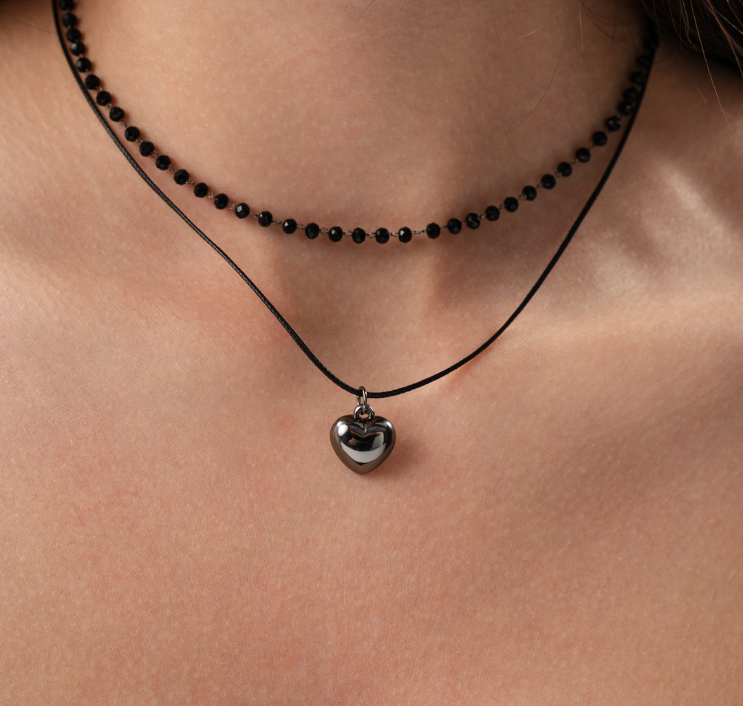 Колье Мармалато, цвет черный #2