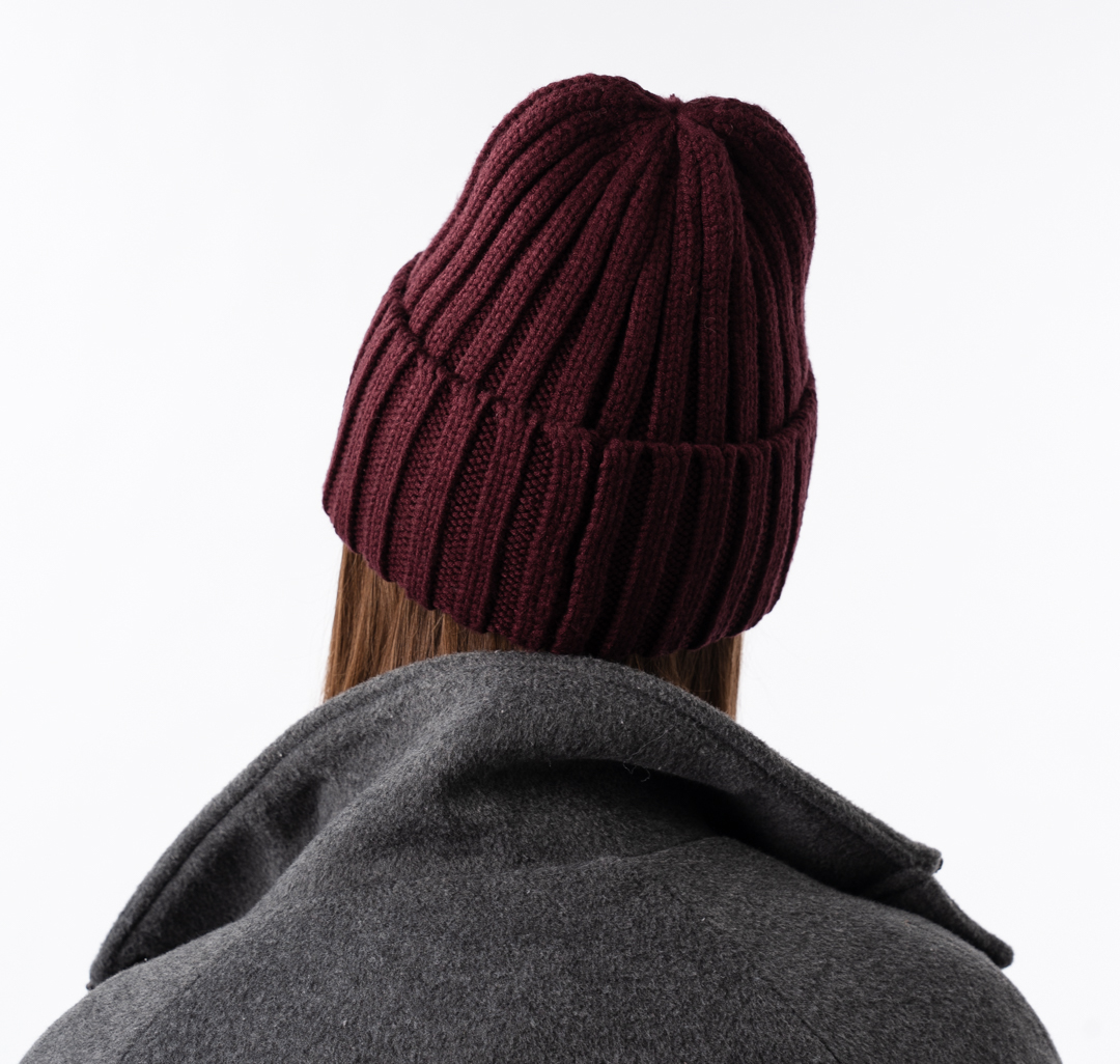 Шапка Мармалато, цвет Винный #3