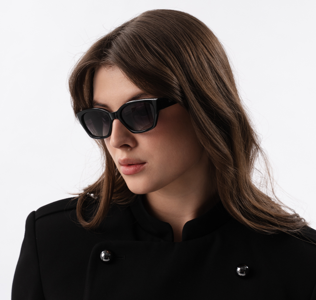 Очки с чехлом Мармалато, цвет черный-серебро #1