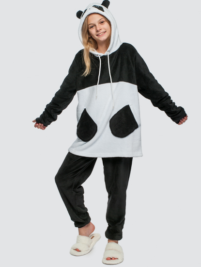 Костюм домашний пижама панда унисекс
