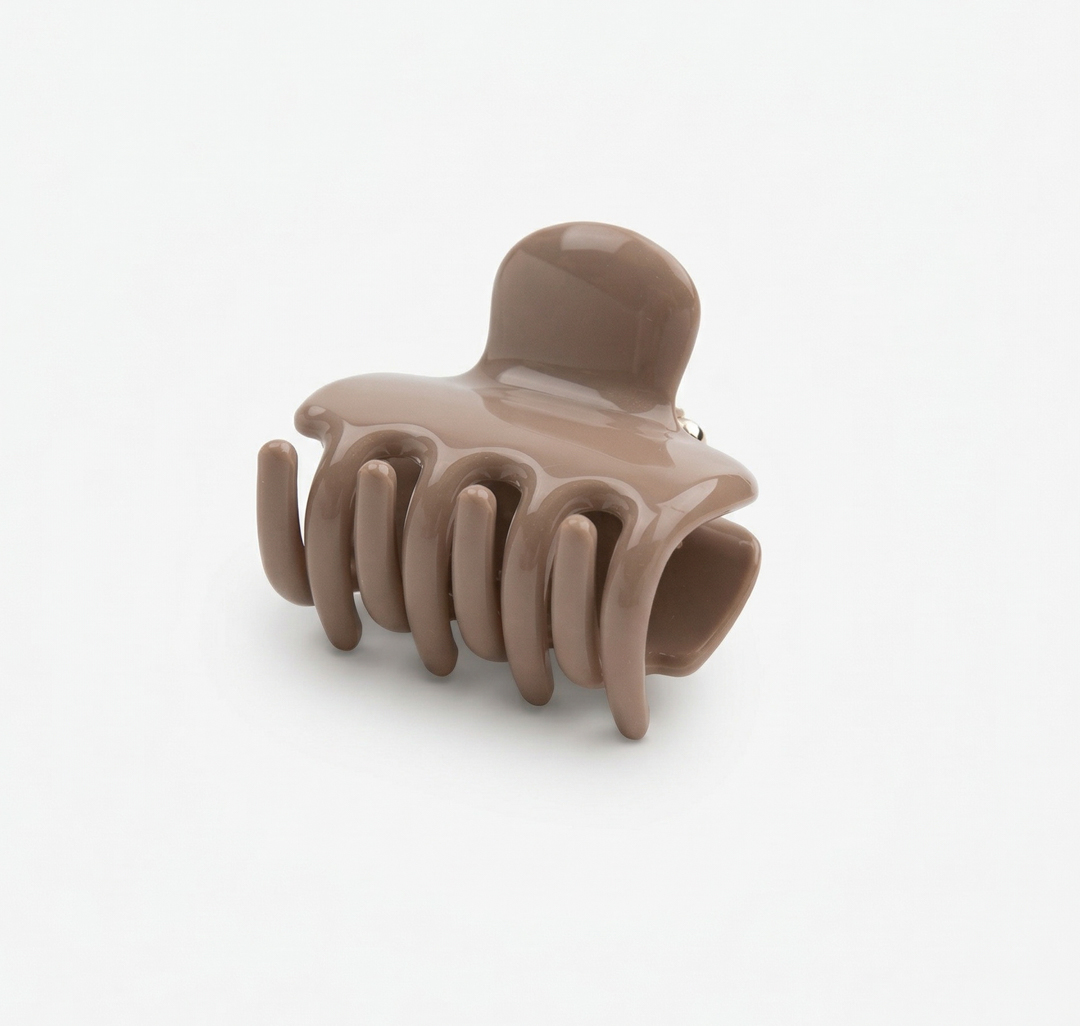 Заколка-краб Мармалато, цвет светло бежевый #4