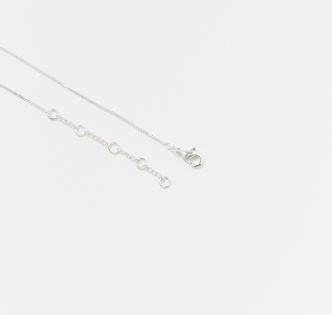 Колье Мармалато, цвет белое серебро-прозрачный #3