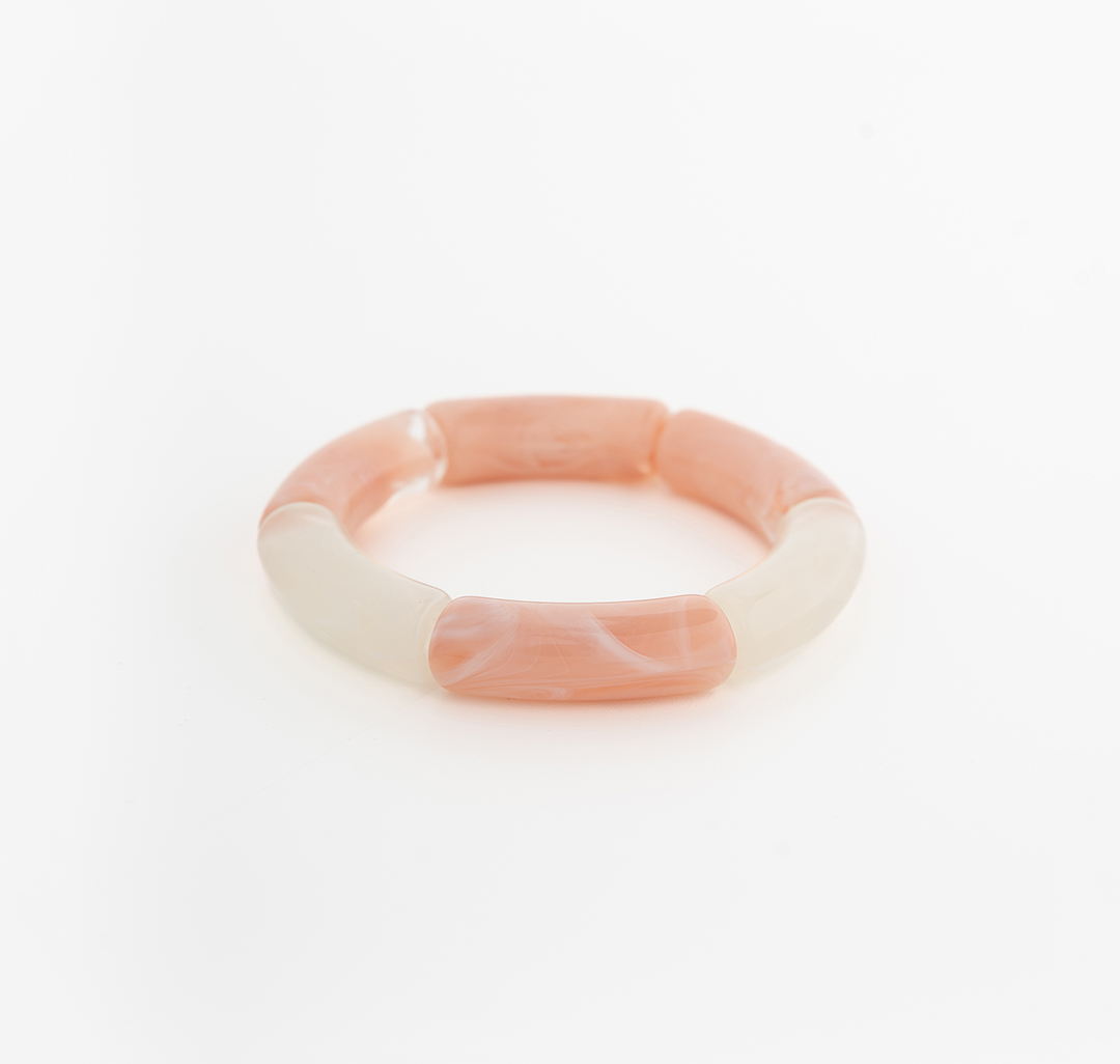 Браслет Мармалато, цвет светло-розовый-молочный #3
