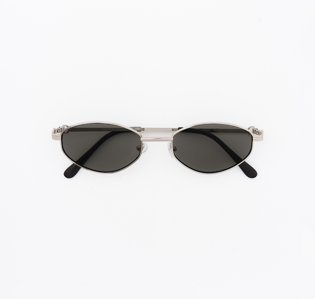 Очки с чехлом Мармалато, цвет серебро-серый-черный #8