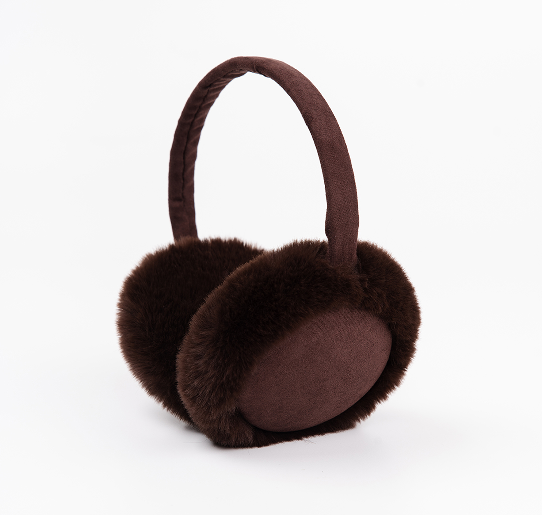 Наушники меховые Мармалато, цвет шоколадный #4