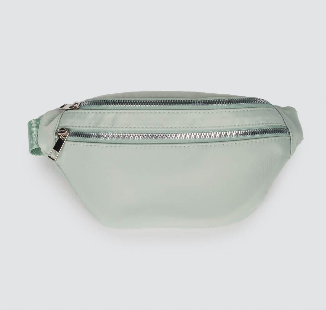 Женская текстильная поясная сумка Мармалато, цвет Светло-зеленый #1
