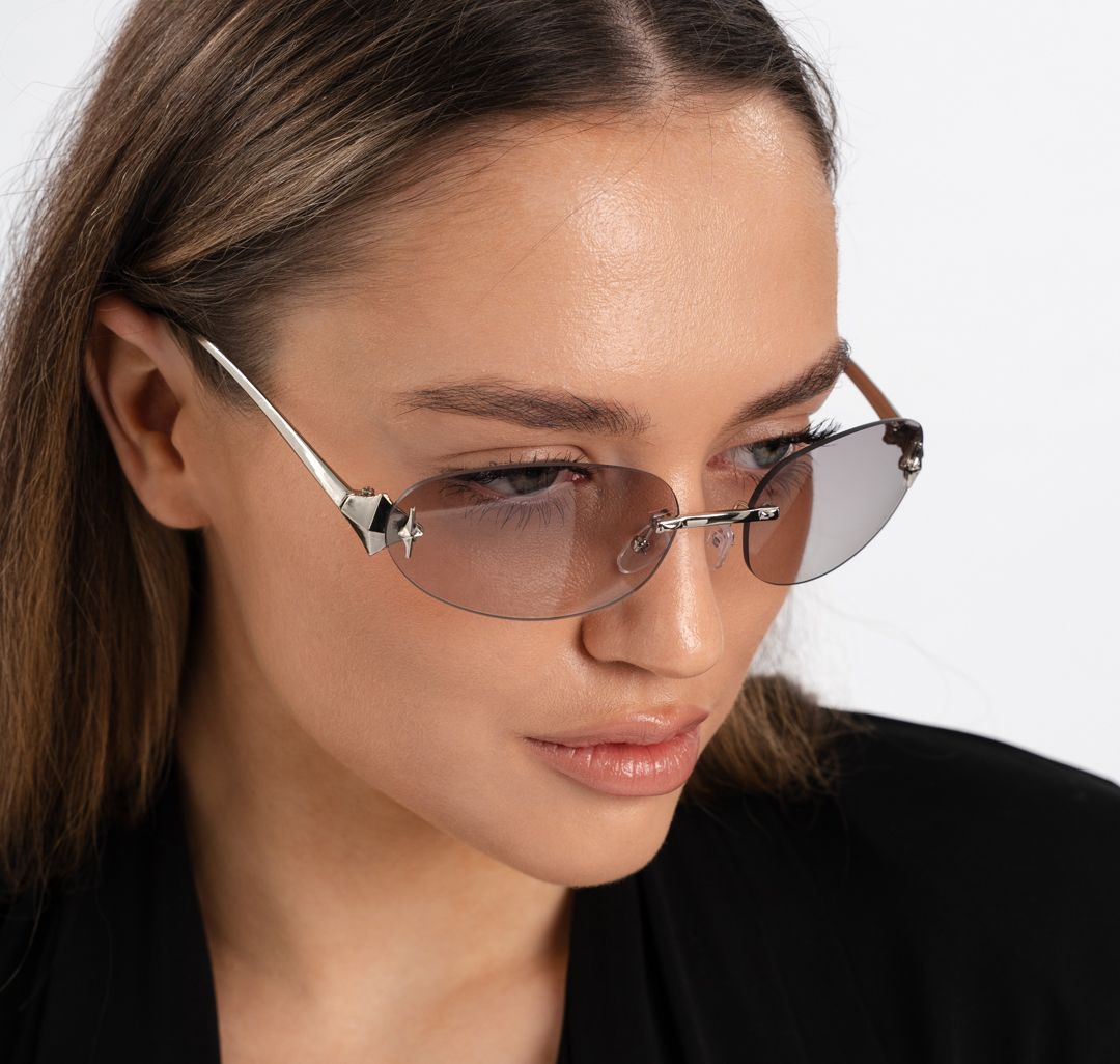 Очки с чехлом Мармалато, цвет серый-серебро #3