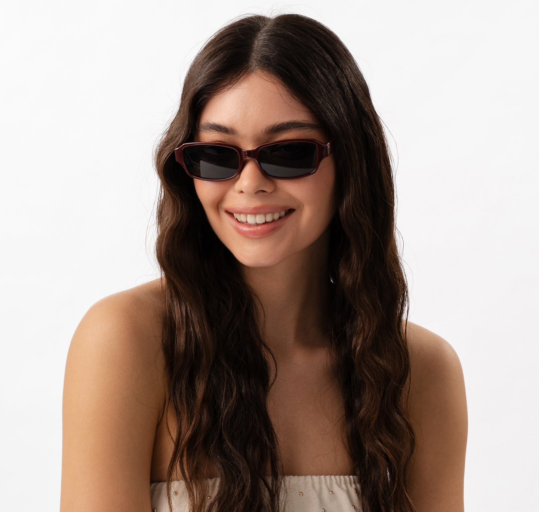 Очки с чехлом Мармалато, цвет винный-золото #2