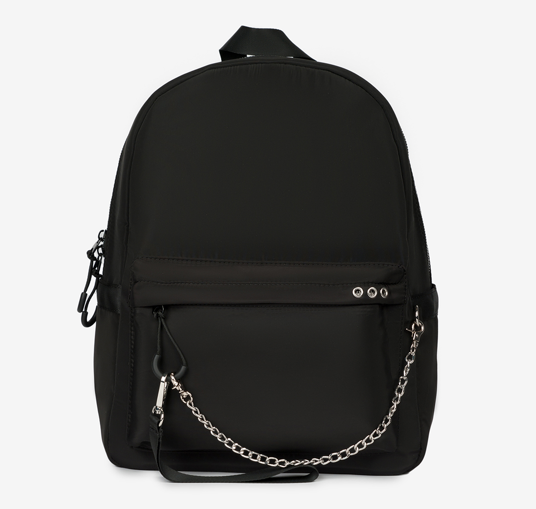 Текстильный женский рюкзак с цепью Мармалато, цвет Черный #1