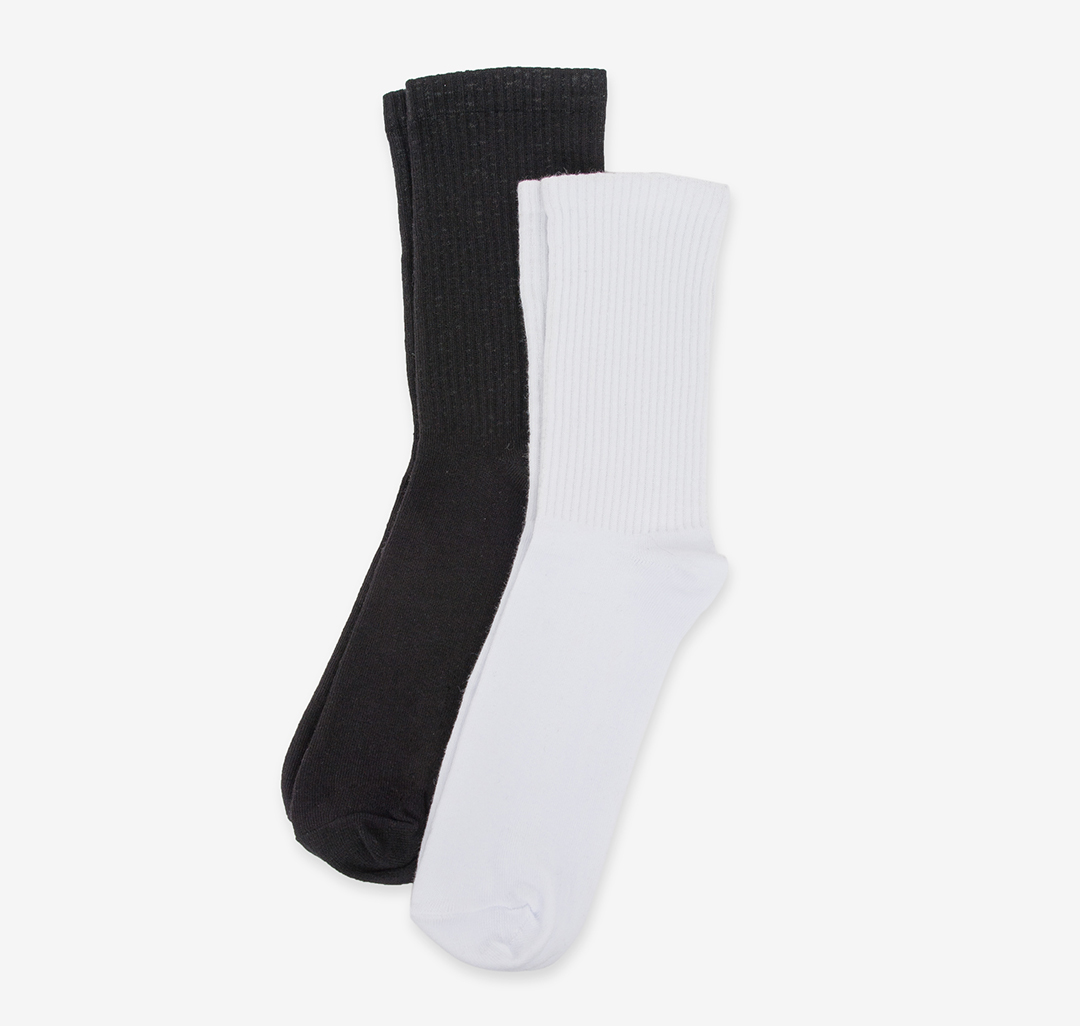 Носки (2 пары) Мармалато, цвет Черный-белый #1
