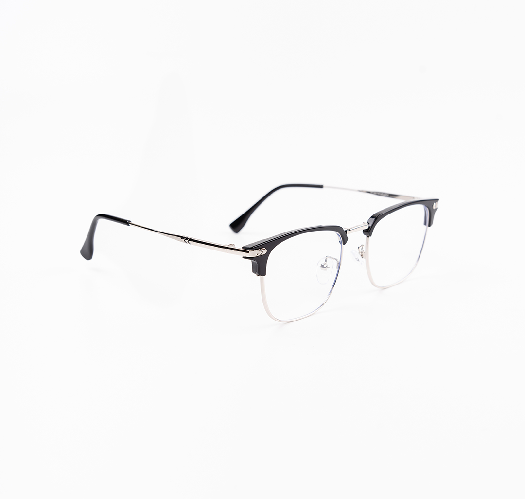 Очки с чехлом Мармалато, цвет прозрачный-черный-серебро #5