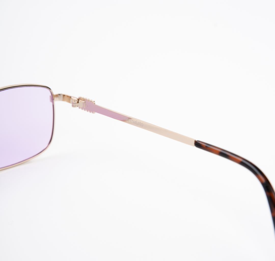 Очки с чехлом Мармалато, цвет фиолетовый-золото #6