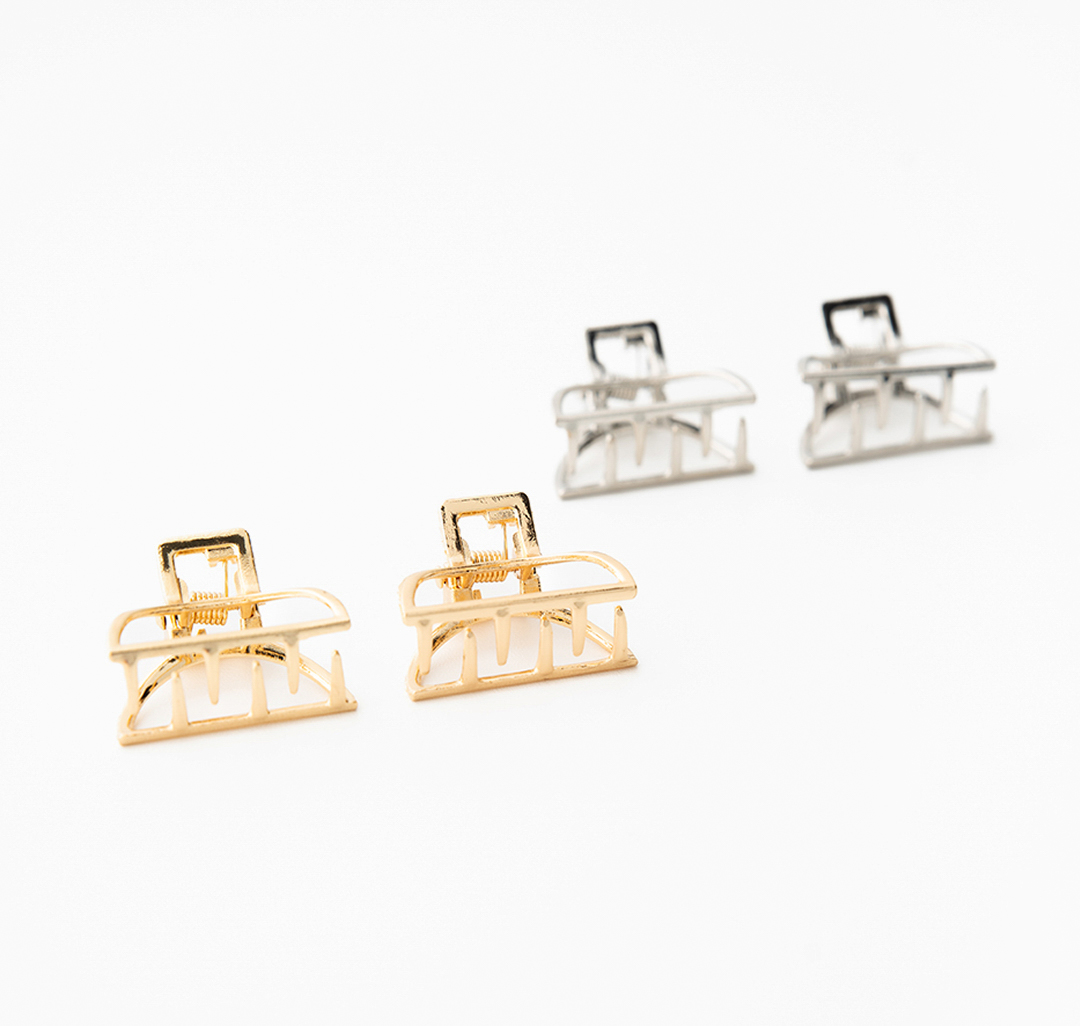 Набор крабов (4 шт) Мармалато, цвет золото-серебро #2