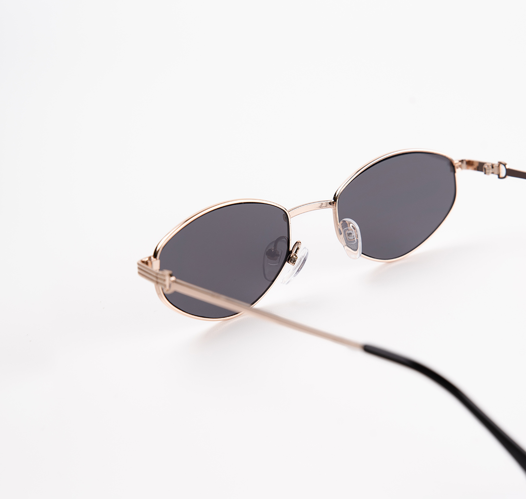 Очки с чехлом Мармалато, цвет черный-золото #5