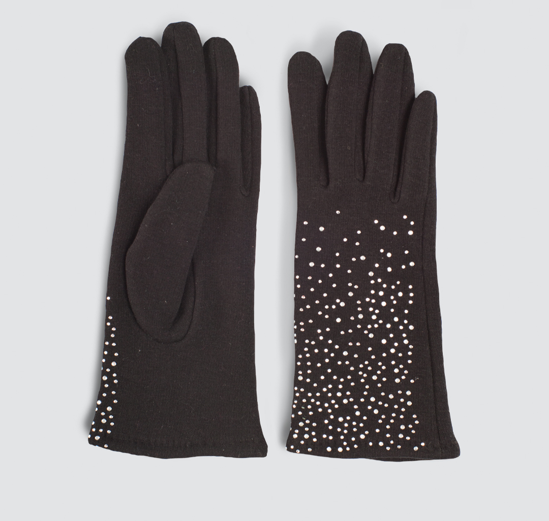 Перчатки Мармалато, цвет Черный-прозрачный #1