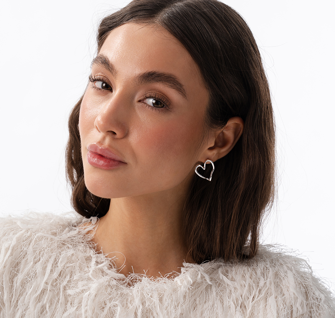 Серьги Мармалато, цвет Белое серебро #3