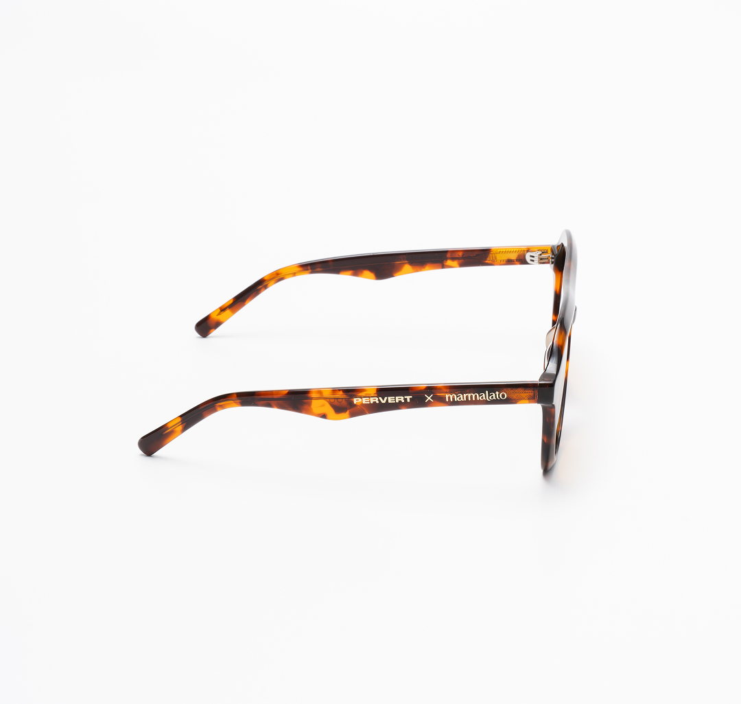 Очки с чехлом Мармалато, цвет темно-коричневый-коричневый #7