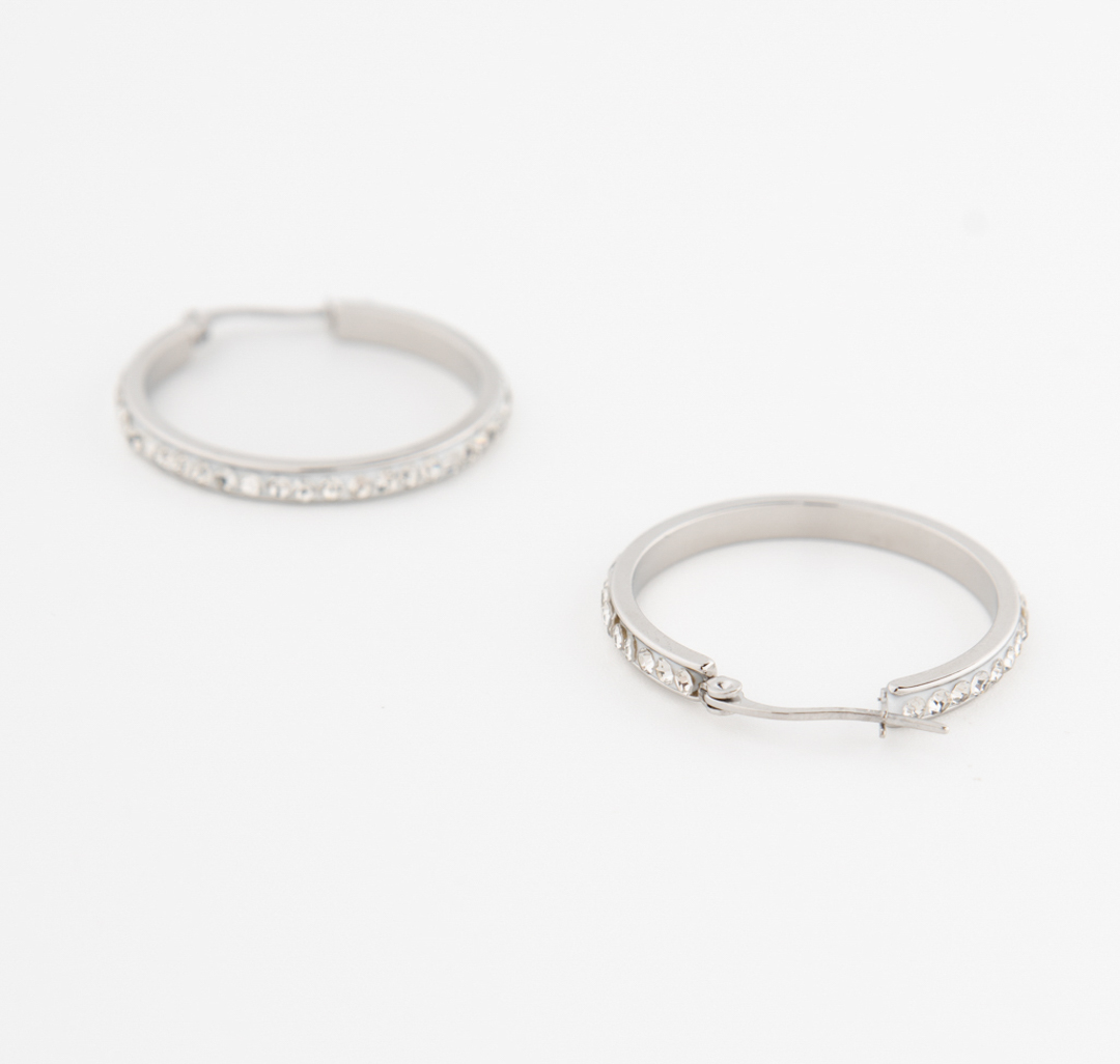 Серьги Мармалато, цвет Серебро-белый-прозрачный #2