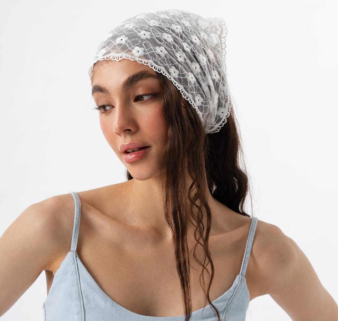 Платок Мармалато, цвет белый #1