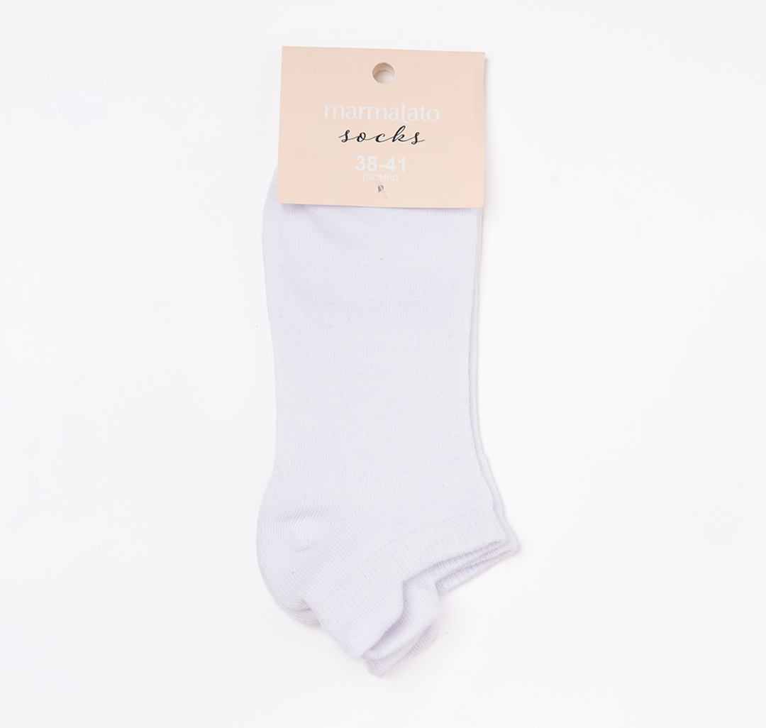 Носки (1 пара) Мармалато, цвет белый-оранжевый-разноцветный #5