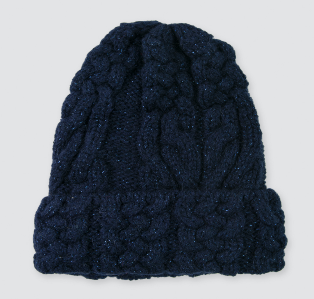 Объемная шапка Мармалато, цвет Синий #1