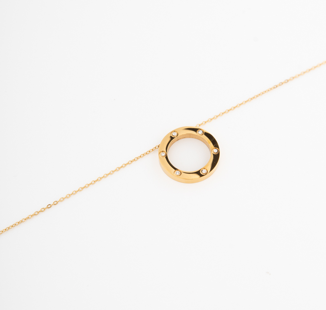 Колье Мармалато, цвет Золото-прозрачный #2