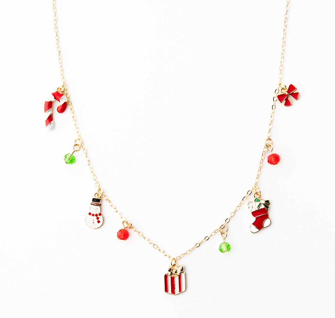 Колье Мармалато, цвет Красный-золото-мультиколор #1