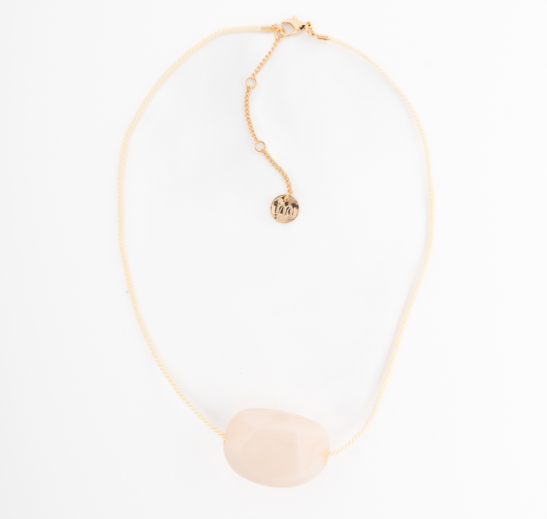 Колье Мармалато, цвет молочный-бежевый #4