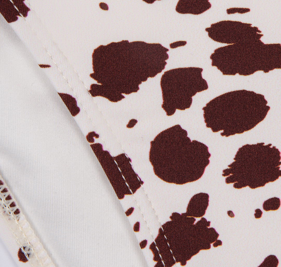 Купальные трусы Мармалато, цвет молочный-шоколадный #5