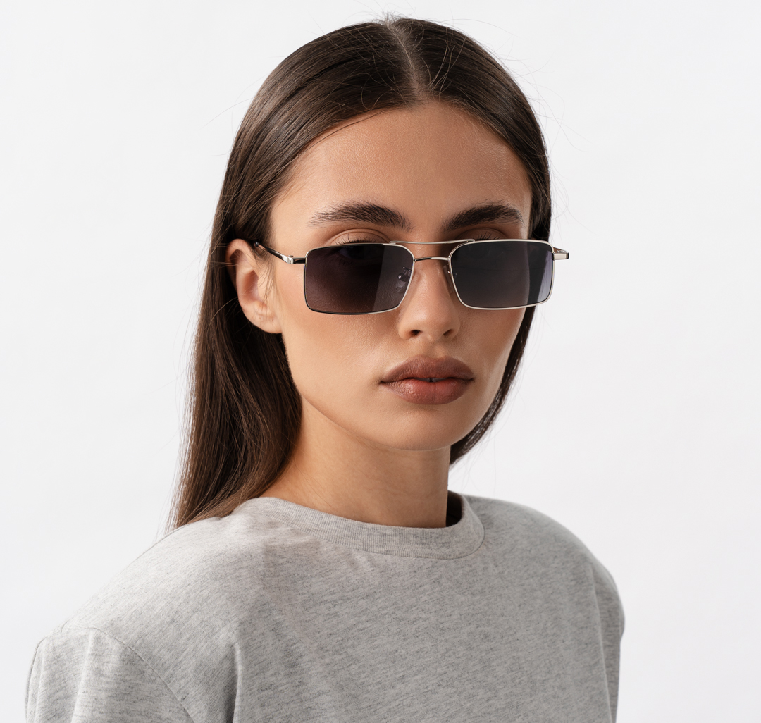 Очки с чехлом Мармалато, цвет черный-серебро #2