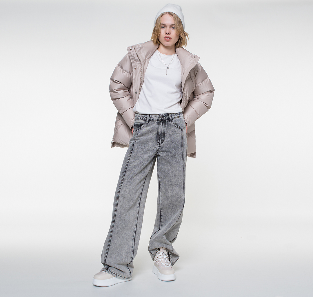 Дутыши Мармалато, цвет Молочный-бежевый-черный #5