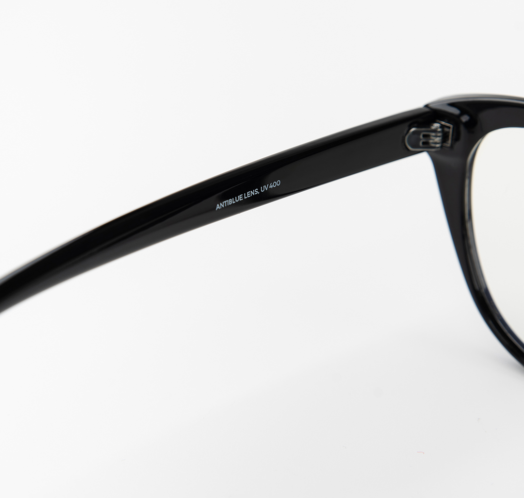 Очки имиджевые прозрачные-черные Мармалато, цвет прозрачный-черный #9