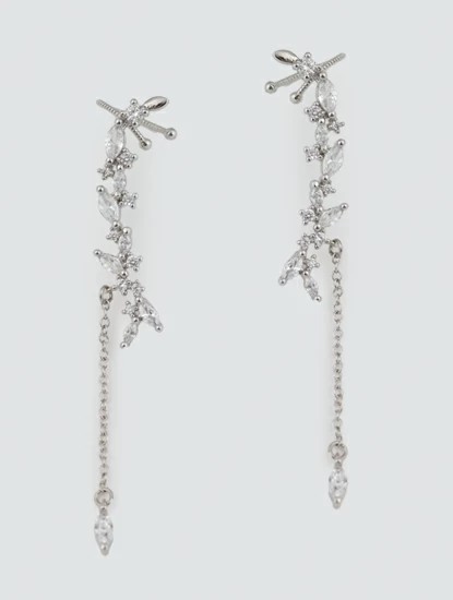 Набор каффов (2 шт), цвет -  Серебро-прозрачный