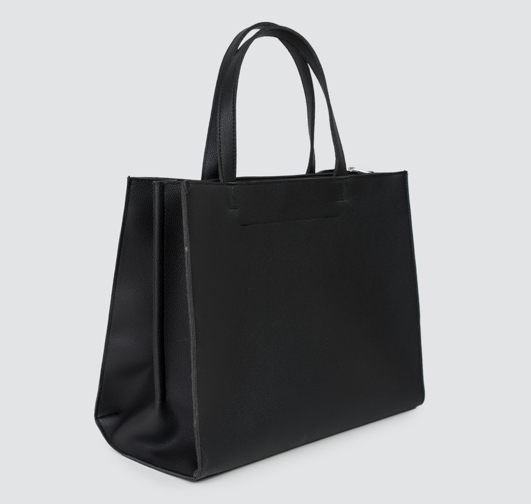 Женская кожаная сумка на короткой ручке Мармалато, цвет Черный #1