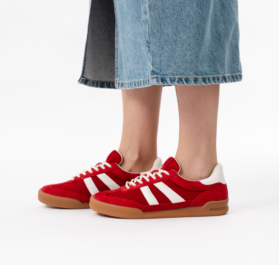 Кеды Мармалато, цвет красный-разноцветный #6