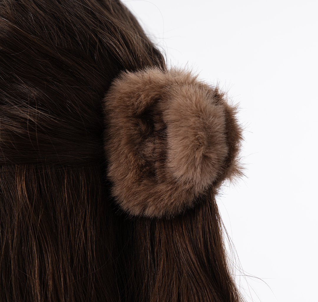 Заколка-краб Мармалато, цвет бежевый #5