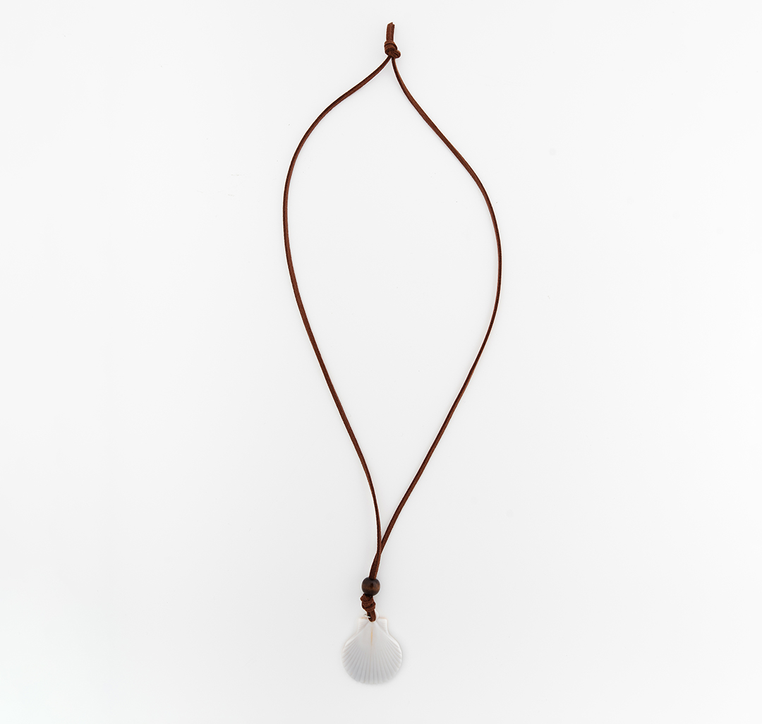 Колье Мармалато, цвет коричневый-молочный #3